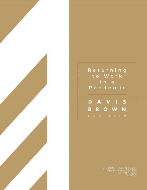 Davis Brown Law Firm Return to Work Document Davis Brown Law Firm Return to Work Document