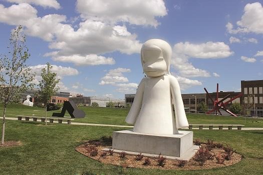 White Ghost Sculpture