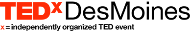 TEDxDesMoines Logo