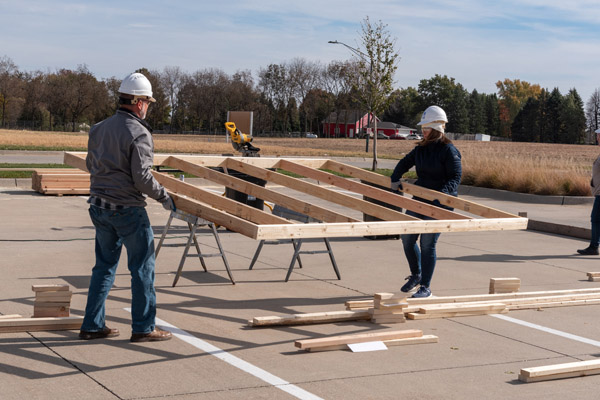 Building for Habitat for Humanity