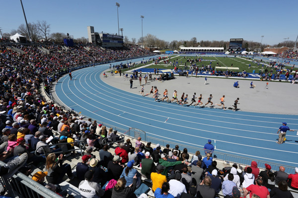 Drake Stadium Crowd