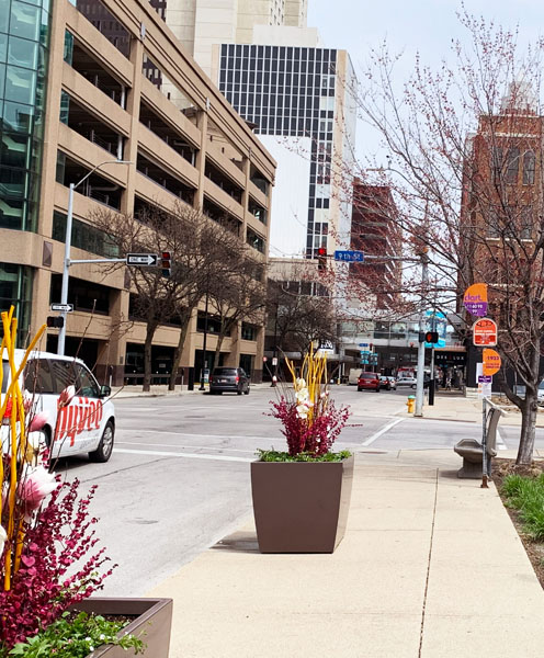 Downtown DSM Bus Stop