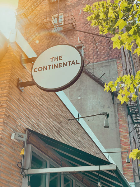 The Continental Signage