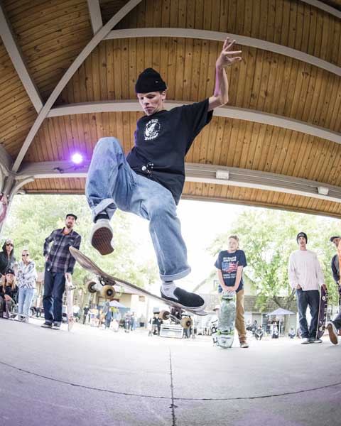 Jake Skateboarding