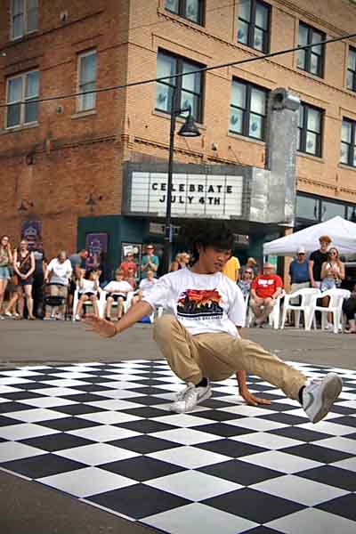 Dancing in Historic Valley Junction