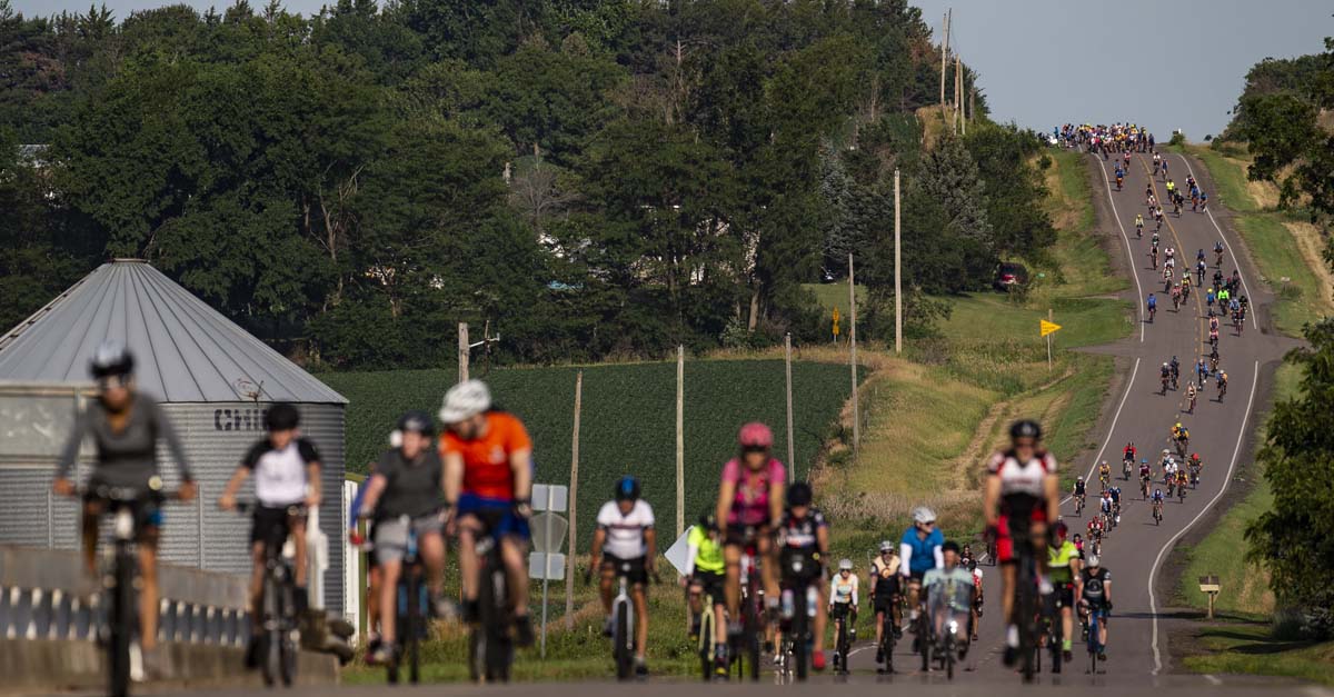 RAGBRAI L Route Stops in Iowa