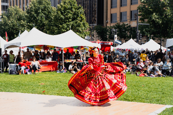 Latino Heritage Festival Dancer