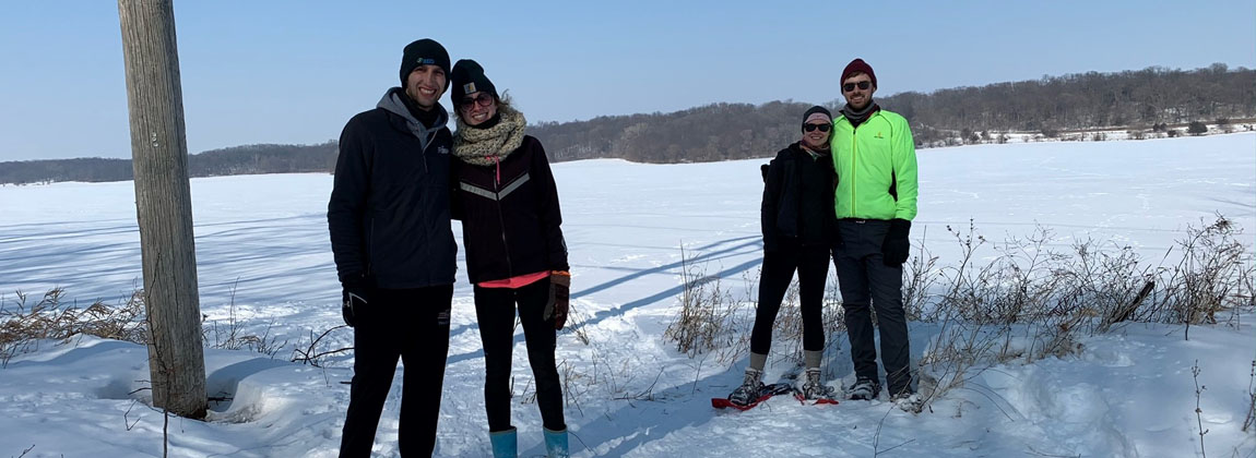 Snowshoeing in Greater Des Moines (DSM), Iowa