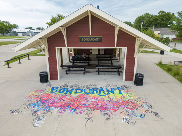 Bondurant Chalk Art