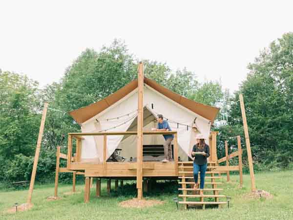 Glamping at PepperHarrow Glamping at PepperHarrow