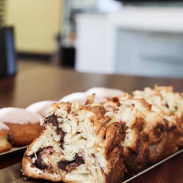Strawberry Chocolat Croissant Sandwich