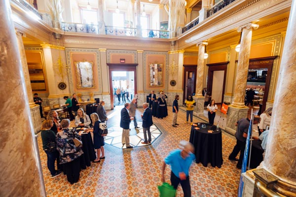 Hall of Laureates Crowd Hall of Laureates Crowd