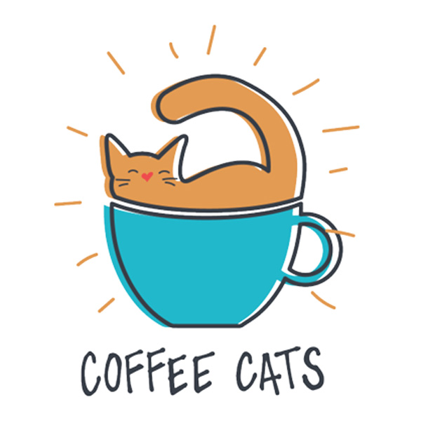Coffee Cats Logo Coffee Cats Logo