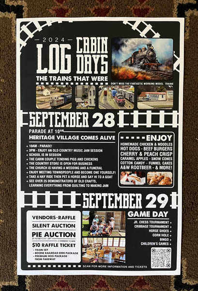 Log Cabin Days Poster Log Cabin Days Poster