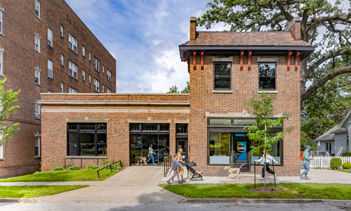 exterior of building