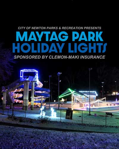 Maytag Park Holiday Lights