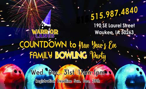Warrior Lanes NYE