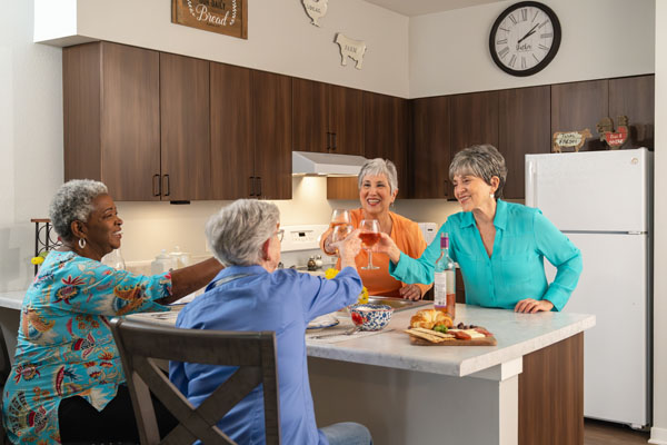 Socializing at Edencrest