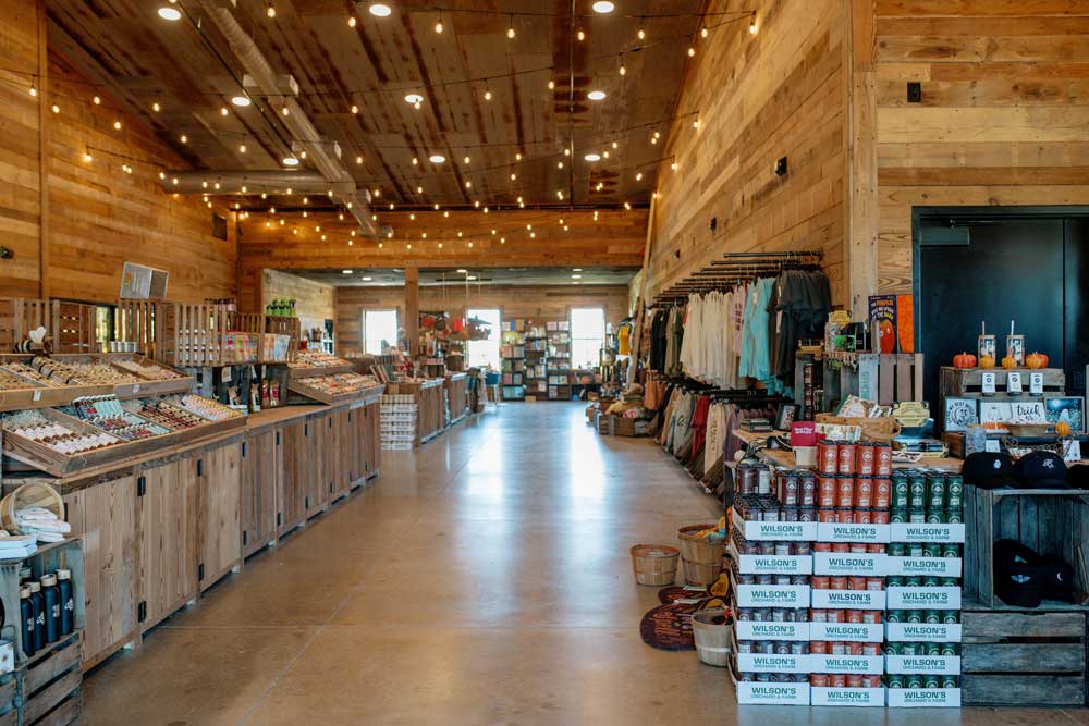 Wilson's Orchard & Ciderhouse store interior