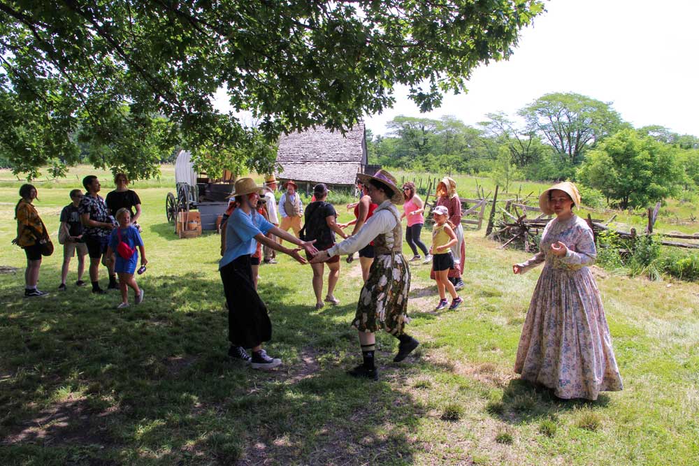 pioneer wedding historical interpreters
