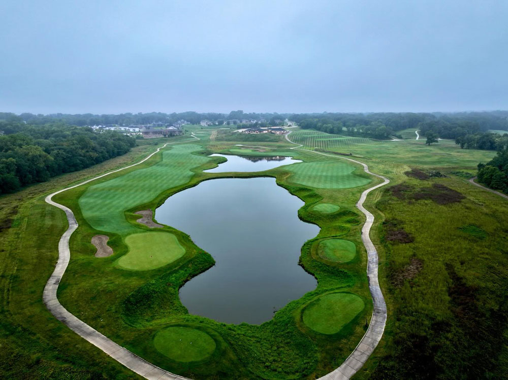 Tournament Club of Iowa aerial view of Tournament Club of Iowa