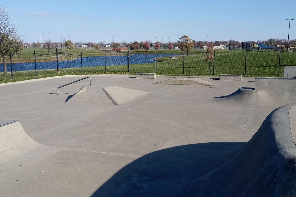 Prairie Ridge Skate Park in Ankeny Prairie Ridge Skate Park