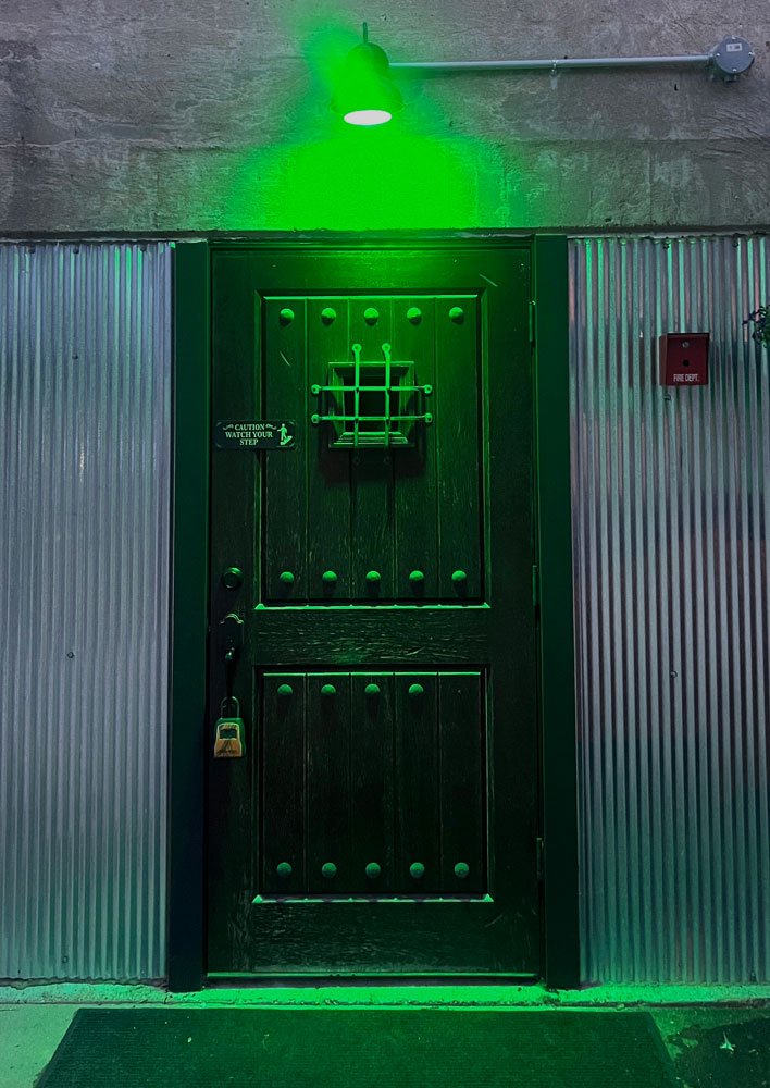 The Speakeasy door speakeasy entrance