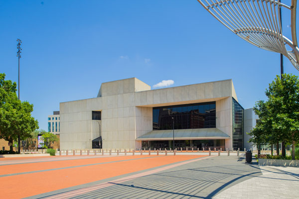 Civic Center and Cowles Commons exterior of Civic Center