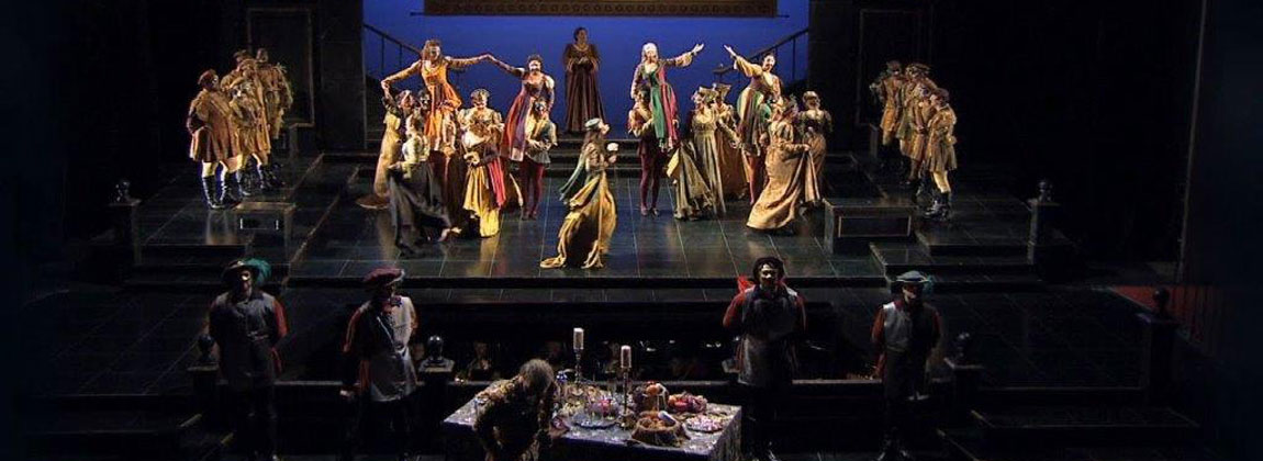 actors on the opera stage