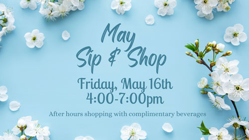 Perry May Sip & Shop