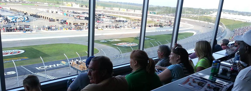 people watching racing