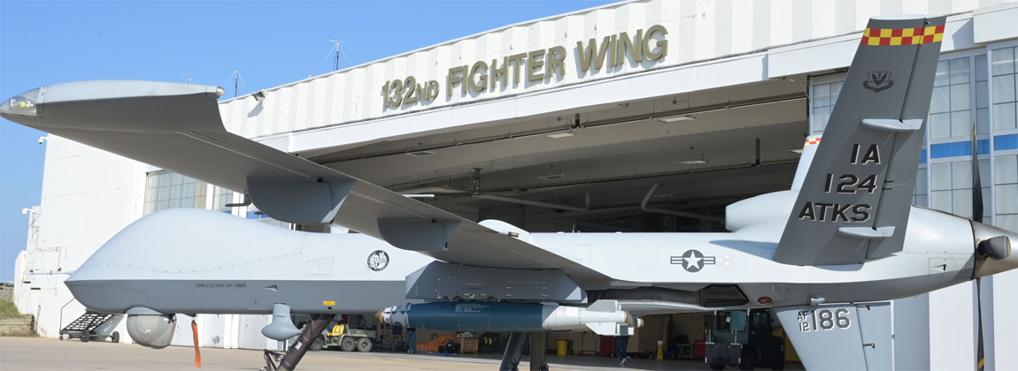 airplane at Iowa Air National Guard