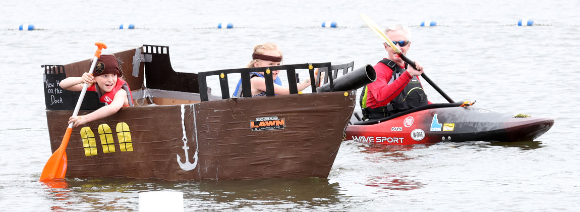 people rowing in Raccoon River