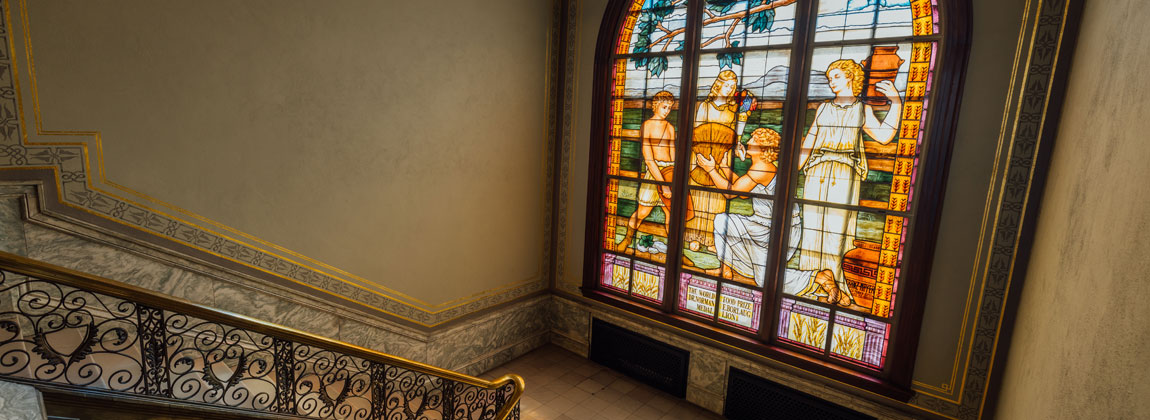 stained glass window