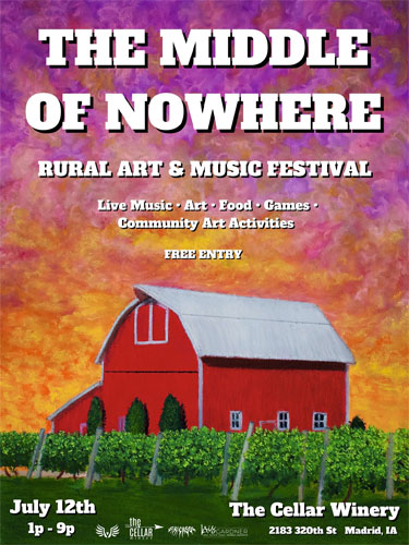 The Cellar Winery Rural Art & Music Festival Middle of NOWhere Festival