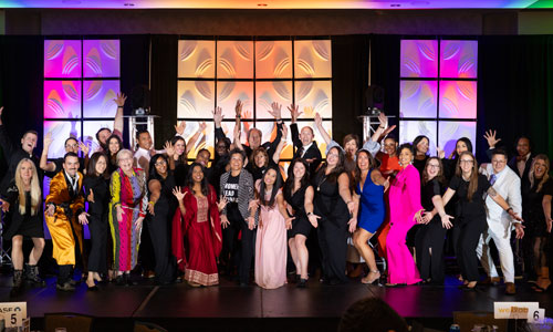 WDM Chamber DEI Awards people on stage for WDM Chamber DEI Awards