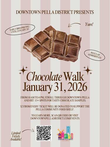Pella Downtown Chocolate Walk