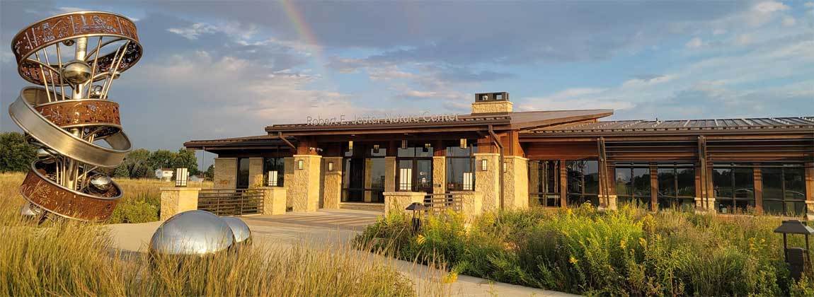 Jester Park Nature Center exterior