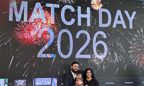 Des Moines University Match Day DMU family during Match Day