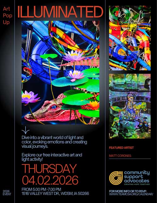 Illuminated Art Pop-Up