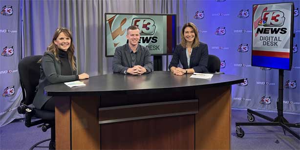 Lisa Carponelli with Diana Wright and Zach Veigulis