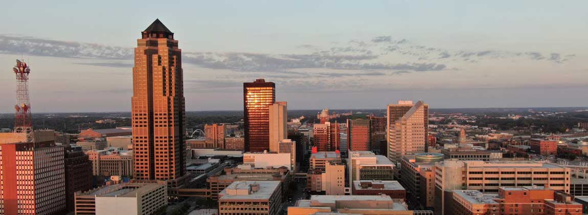 Downtown Des Moines buildings