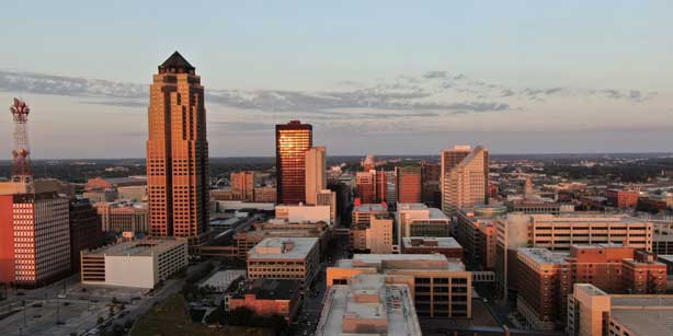 Downtown Des Moines buildings