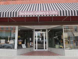 exterior of Beckman Gallery & Gifts
