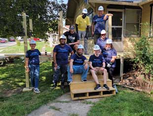 Athene Habitat for Humanity volunteers