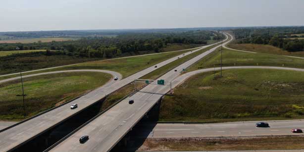 vehicles on interstate