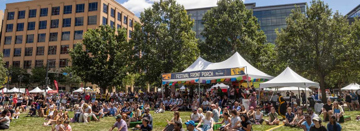 crowd at the World Food & Music Festival