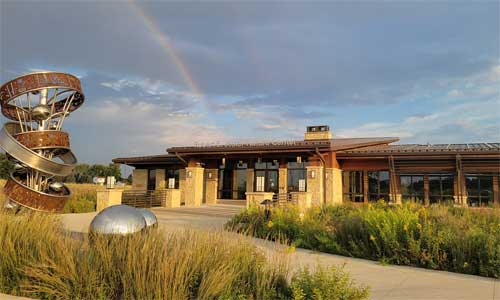 Jester Park Nature Center exterior