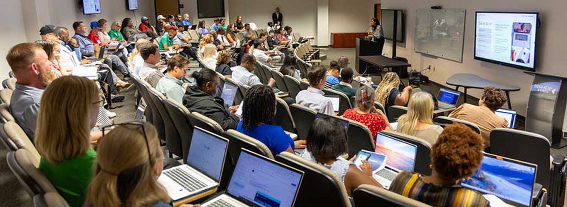 small business owners at workshop
