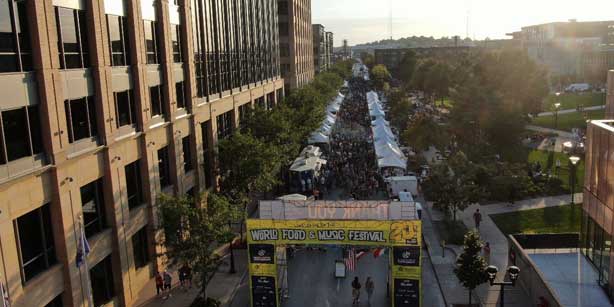 World Food & Music Festival entrance